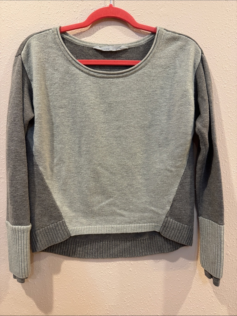 Athleta wool crop sweater READ DESCRIPTION